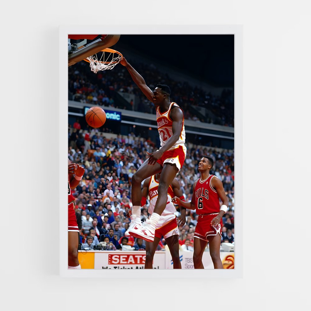 Poster L'Envol de Johnson – affiche Basketball (vue 3)